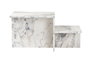 Aucune Mesa de centro Harmony Rectangular Efecto mármol fresia
